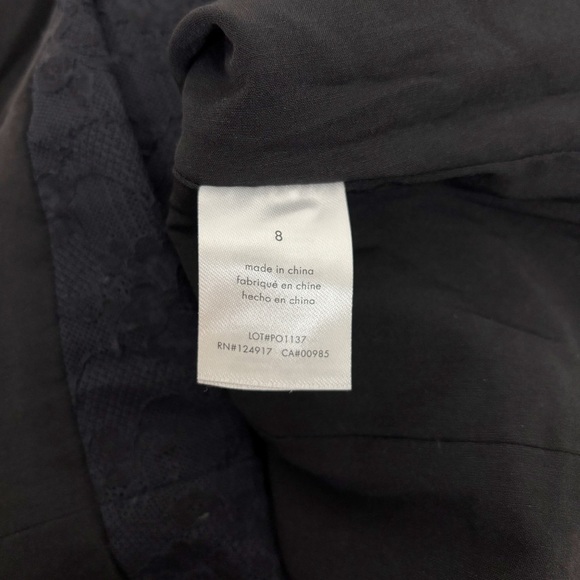 WeWoreWhat Lace Peplum Corset Mini Dress in Black Size 8 - Picture 10 of 14